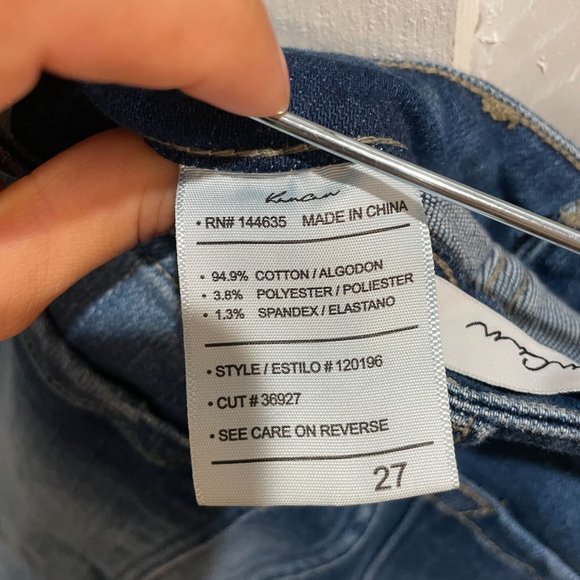 Kancan hi rise distressed skinny jean 27 - Picture 4 of 6